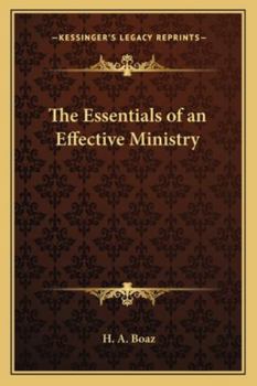 Paperback The Essentials of an Effective Ministry Book