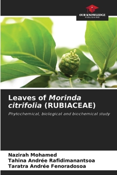 Paperback Leaves of Morinda citrifolia (RUBIACEAE) Book