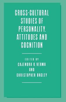 Paperback Cross-Cultural Studies of Personality, Attitudes and Cognition Book