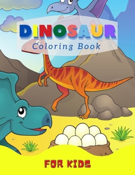 Paperback Dinosaur Coloring Book: For Kids Ages 4-8 (Great Gift Idea) Book