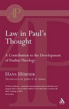 Paperback Law in Paul's Thought Book