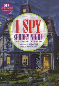 Library Binding I Spy Spooky Night: A Book of Picture Riddles Book
