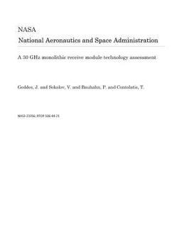Paperback A 30 Ghz Monolithic Receive Module Technology Assessment Book