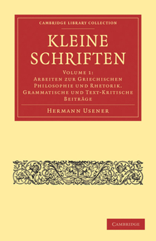 Paperback Kleine Schriften [German] Book