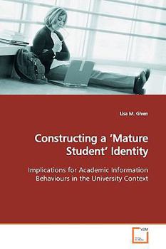 Paperback Constructing a 'Mature Student' Identity Book