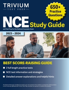 Paperback NCE Study Guide 2023-2024: 650+ Practice Questions and Test Prep for the National Counselor Exam Book