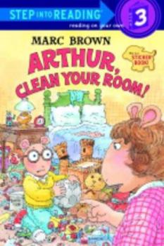 Paperback Arthur, Clean Your Room! [With Two Full Pages of Peel-Off] Book
