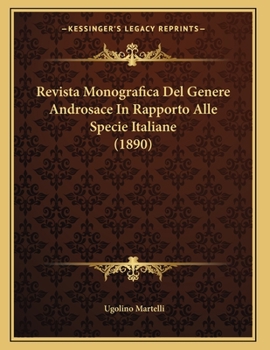 Paperback Revista Monografica Del Genere Androsace In Rapporto Alle Specie Italiane (1890) [Italian] Book