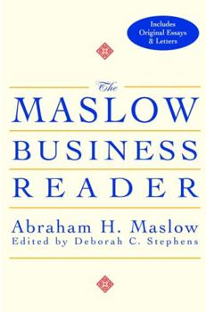 Hardcover The Maslow Business Reader Book