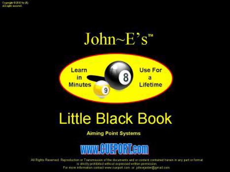 Spiral-bound John ~E's "Little Black Book" Pool and Billiards Academics, Book