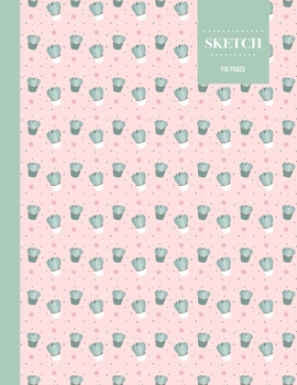Sketch  110 Pages: Cactus Sketchbook for Kids, Teen and College Students | Succulent Llama Pattern