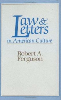 Hardcover Law and Letters in American Culture Book