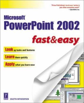 Paperback Microsoft PowerPoint 2002 Fast & Easy Book