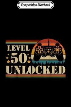 Composition Notebook: Video Gamer mens womens kids Level 60 Unlocked 60th Birthday  Journal/Notebook Blank Lined Ruled 6x9 100 Pages
