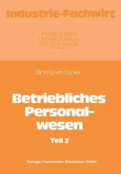 Paperback Betriebliches Personalwesen: Teil 2 [German] Book