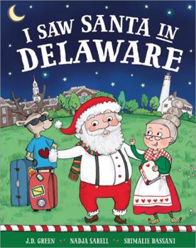 Hardcover I Saw Santa in Delaware Book