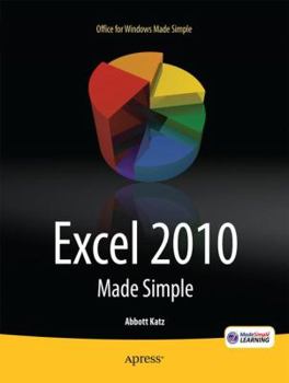 Paperback Excel 2010 Made Simple Book