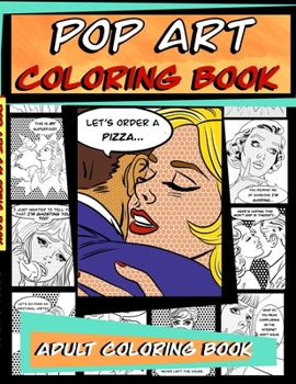 Paperback Pop Art Coloring Book: Adult Coloring Book