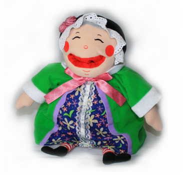 Hardcover Old Lady Who Swallowed a Fly Doll Book
