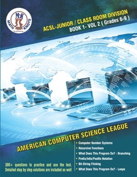 Paperback ACSL - Junior/Class Room Divisions - Book 1-Vol-2: American Computer Science League Book