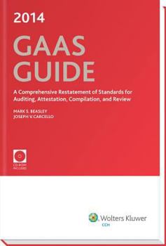 Paperback GAAS Guide: A Comprehensive Restatement of Standards for Auditing, Attestation, Compilation, and Review [With CDROM] Book