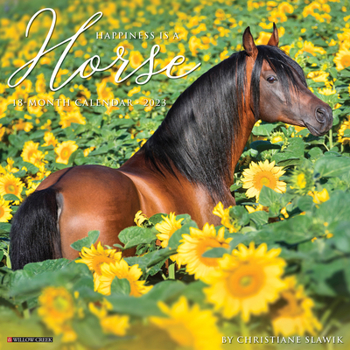 Calendar Happiness Is a Horse 2023 Wall Calendar Book
