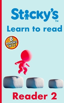 Paperback Sticky's Reader 2: Learn to Read 8 Simple Beginner Books for Early Readers (Ages 4-6) Book