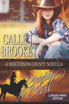 Paperback Denying the Devil [Large Print] Book