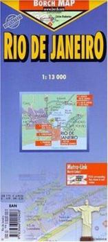 Map Rio de Janeiro Laminated Map by Borch Book