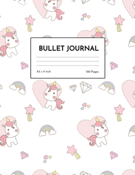 Bullet Journal: Simple Unicorn Dot Grid Notebook - Dotted Note Pad for Kids, Girls, Teens, Tweens, Women - Gifts for Birthday and Christmas | Creative Art 00540