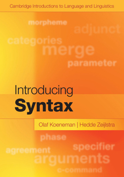 Introducing Syntax - Book  of the Cambridge Introductions to Language and Linguistics