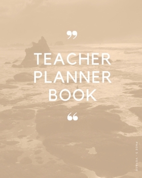 Paperback Teacher Planner Book: TEACHER JOURNAL/ORGANIZER INFO SHEET School Lesson Planner Teacher Record Book Teacher Notebooks and Journals Academic Book