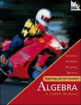 Paperback Beginning and Intermediate Algebra: A Unified Worktext with Mathzone Book