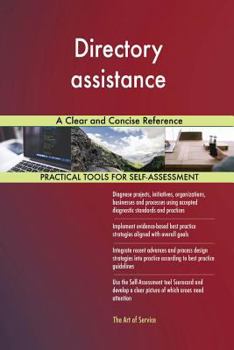 Paperback Directory assistance A Clear and Concise Reference Book