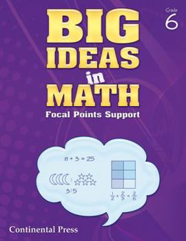 Paperback Math Workbook: Big Ideas in Math, Grade 6 Student Workbook Book