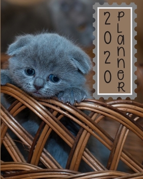 Paperback 2020 Weekly Planner: The Ultimate Weekly Planner 8x10 136 pages just for Cat Lovers! Book