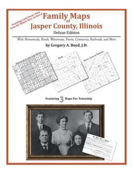 Paperback Family Maps of Jasper County, Illinois Book