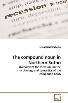 Paperback The compound noun in Northern Sotho Book