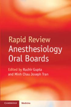 Paperback Rapid Review Anesthesiology Oral Boards Book