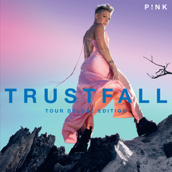 Vinyl Trustfall Tour Deluxe Edition  1 Pink Blend & 1 Pu Book