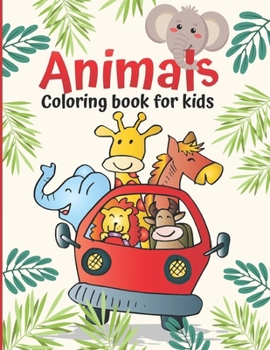 Paperback Coloring Book for Kids: Animals Coloring Book