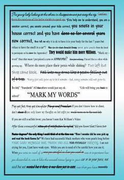 Hardcover "Mark My Words" Book