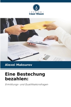 Paperback Eine Bestechung bezahlen [German] Book