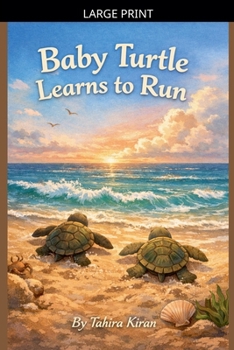 Paperback Baby Turtle Learns to Run [Large Print] Book
