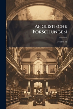 Paperback Anglistische Forschungen; Volume 15 Book