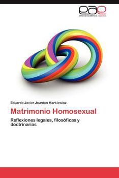Paperback Matrimonio Homosexual [Spanish] Book
