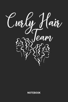 Notebook: Natural Curly Hair Themed Notebook (6x9 inches) with Blank Pages ideal as a Curliness hairstyle Journal. Perfect as a Curled or Permed Afro ... and Girls. Great gift for Kids and Women.