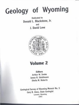 Paperback geology of wyoming volume one memoir no. 5 geological survey of wyoming Book
