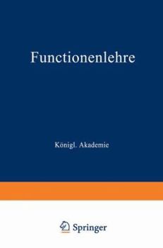 Paperback Functionenlehre [German] Book