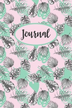 Paperback Journal: Tropical Leaves Journal With Blank Lined Pages, Perfect For Taking Notes And journaling, Pretty Notebook & Diary For M Book